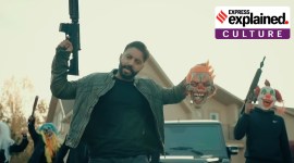 Screenshot_20221114-201634_YouTube Punjabi singer Sippy Gill holding a gun in the video for his track 'Gundagardi'.