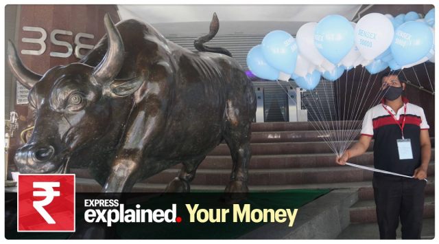Sensex, Sensex today, Indian markets, India IPO, India IPO investment, markets today, Sensex all time high, Indian Express