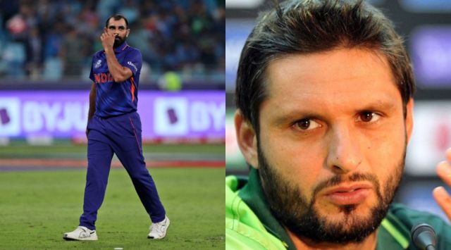 Former Pakistan skipper Shahid Afridi had expressed disappointment over Mohammed Shami's tweet. (Photos: PTI)