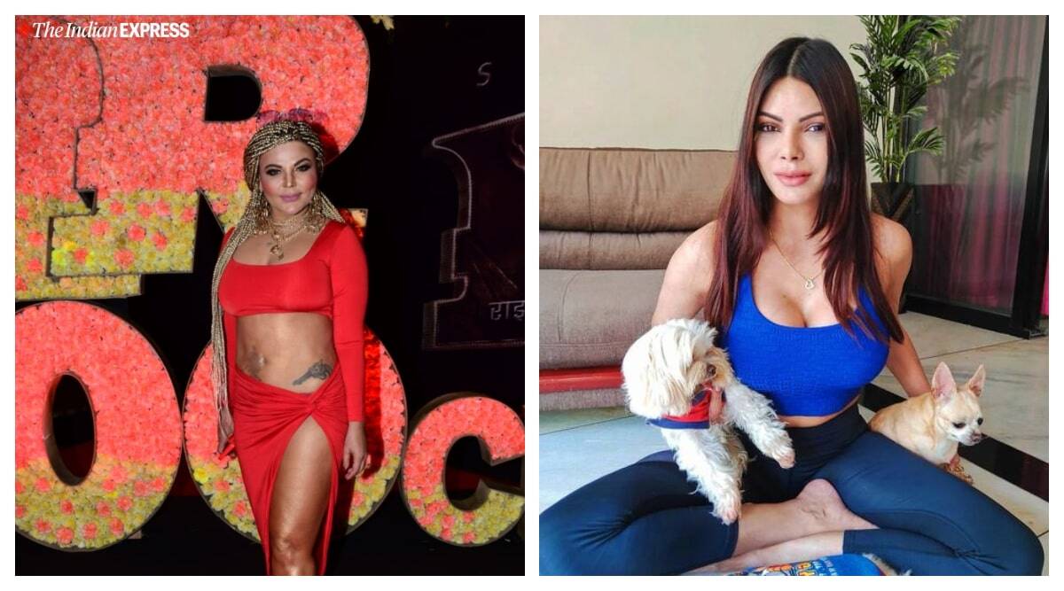 1200px x 667px - Rakhi Sawant, Sherlyn Chopra file police complaints against each other for  using 'objectionable language' | Entertainment News,The Indian Express