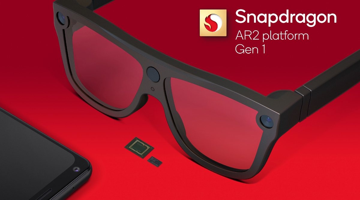 Specifically made for the headworn glass form factor, the AR glasses powered by the new chip will work in tandem with a Snapdragon-powered smartphone and PC. (Image credit: Qualcomm
)