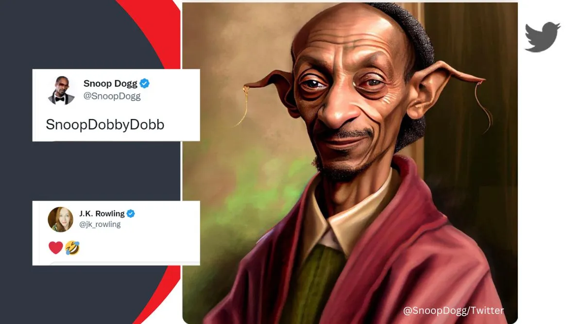 Snoop Dogg tweets fan art of himself as Dobby from the Harry ...