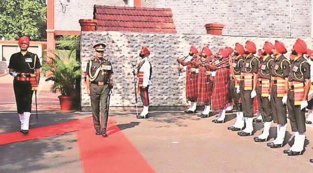 Salutaion for the Army Commander in Pune. 