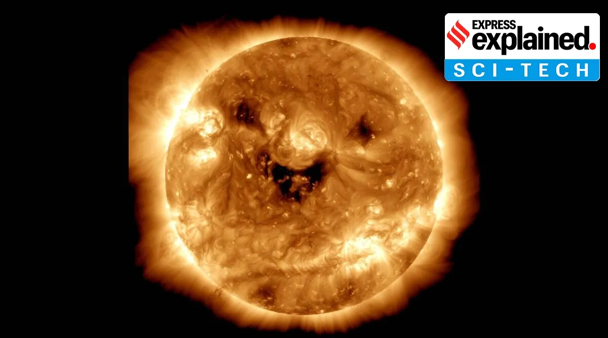 What NASA's 'smiling sun' photo actually shows