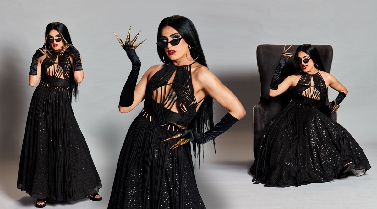 Sushant Divgikr, Sushant Divgikr interview, Sushant Divgikr drag performer, Sushant Divgikr in drag, Sushant Divgikr drag artist, Rani KoHEnur, RauPaul’s DragCon UK, queer community, LGBTQ community, representing India, indian express news