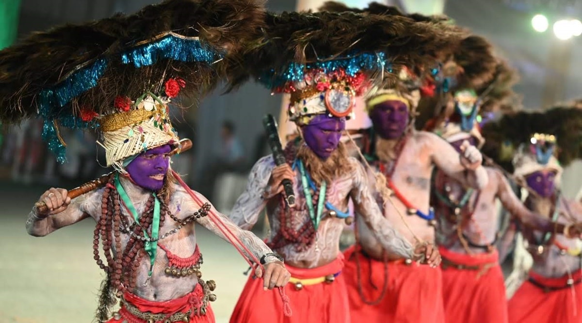 Premium Photo  Indian girl dancing national dance