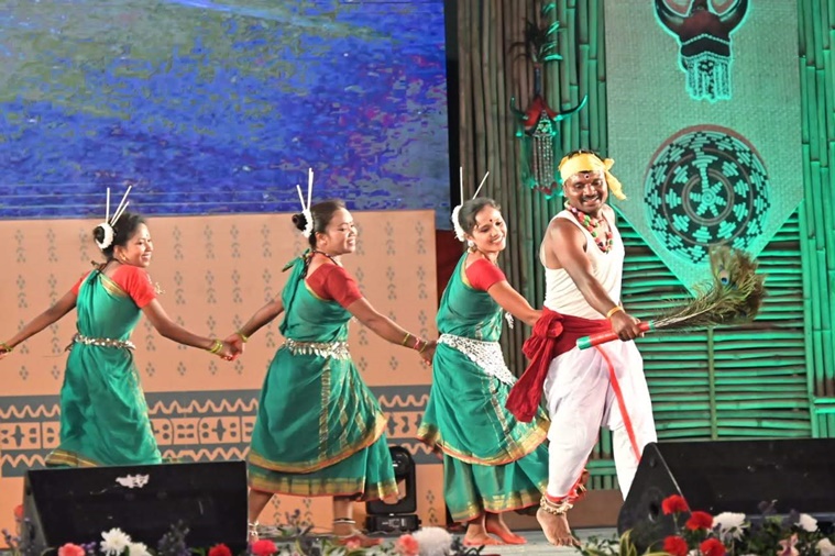 National Tribal Dance Festival, National Tribal Dance Festival Third Edition, Chief Minister Bhupesh Baghel, Tribal Dance Music, Indian Express News