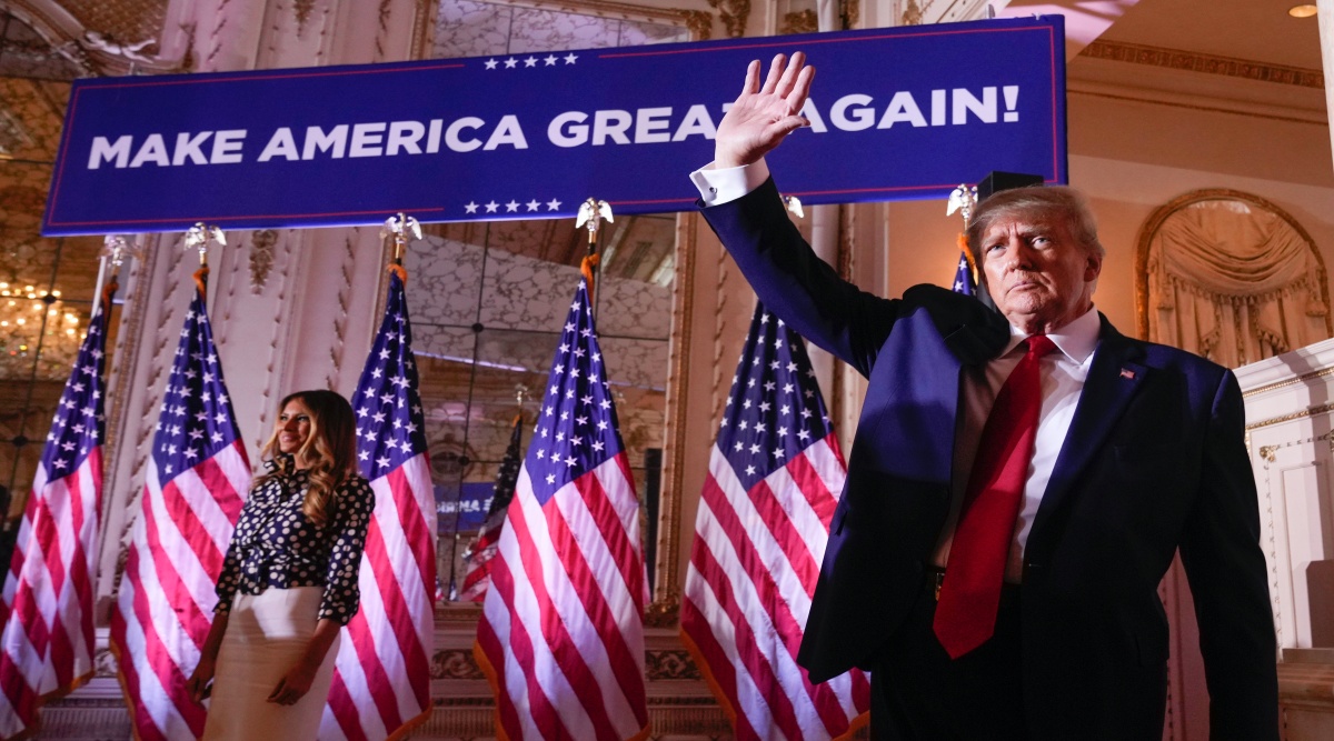 In Photos Donald Trump Launches 2024 US Presidential Run TrendRadars