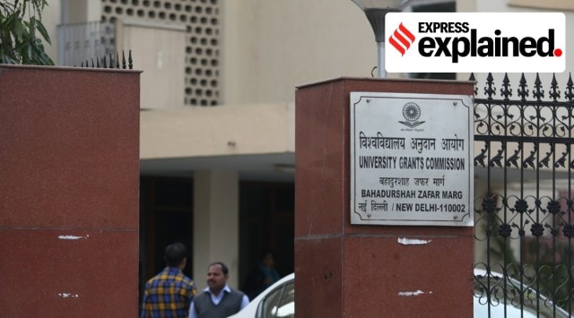 The UGC has been grappling with this issue for quite some time, particularly with the proliferation of so-called “predatory journals”, where many doctoral scholars were found publishing their research in return for a fee. (Express photo by Praveen Khanna)