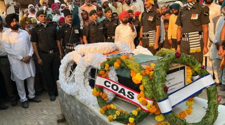 Naik Sukhwinder Singh, 28, who was part of 19 Grenadiers (Unit 6) of the Kalidhar Battalion, died early on Saturday while on duty in Leh.