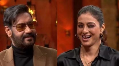 414px x 230px - Kapil Sharma asks Ajay Devgn what happened on the day of his wedding to  Kajol, his answer cracks up Tabu. Watch | Entertainment News,The Indian  Express
