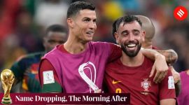 Bruno Fernandes, shadow of Cristiano Ronaldo, FIFA world cup, Portugal vs Uruguay