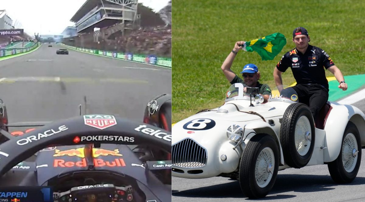 Red Bull driver Max Verstappen, The Netherlands, Brazilian Formula One Grand Prix, Sergio Perez