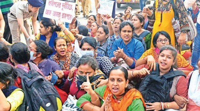TET aspirants protest, Mamata Banerjee, Teacher Eligibility Test, 2014 TET candidates list, West Bengal, Kolkata, Indian Express, current affairs