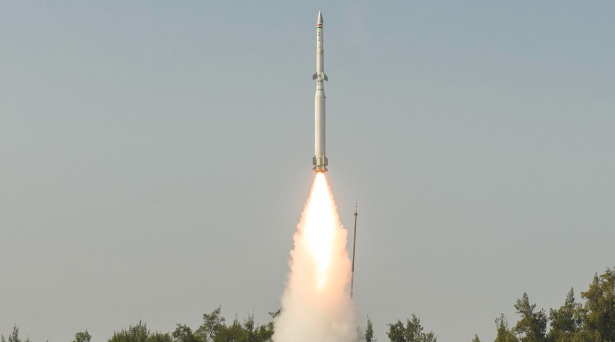 Long-range interceptor missile AD-1 (Image source: MoD)

