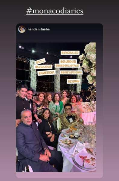 WhatsApp-Image-2022-11-06-at-1.37.32-PM Gauri Khan parties with Karan Johar and Shweta Bachchan in Monaco at a wedding. See photos