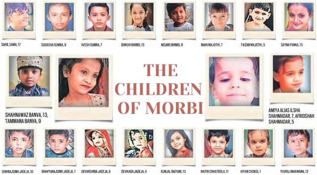 The youngest of them was an 18-month-old boy from Morbi town and the eldest was 17 years old. Eight of the deceased were 18 years old.