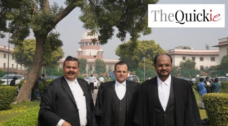 Five-judge Constitution bench of the Supreme Court upholds the validity of the Constitution's 103rd Amendment Act 2019, which provides for the 10 per cent EWS reservation amongst the general category. (Express Photo by Abhinav Saha)