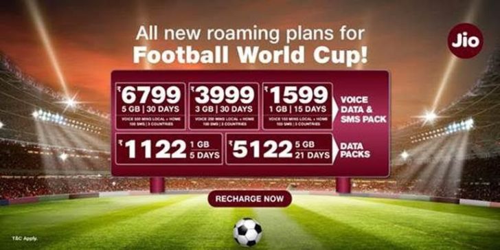 jio roaming plans fifa world cup