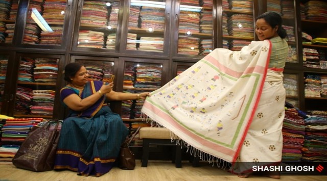 World Cup, Football World Cup, World Cup 2022, Football World Cup 2022, FIFA World Cup, FIFA World Cup 2022, sari, Kolkata, Kolkata sari, Jamdani, Indian Express, Express News