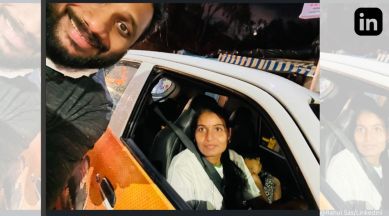 Woman Uber driver, woman drives Uber in Bengaluru, woman driver, daughter, food business, losses, LinkedIn, viral, trending, Indian Express