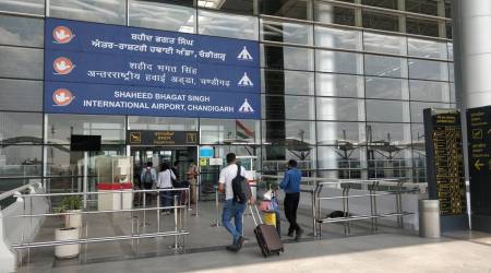 Till now, the use of masks or face covers while travelling on flights was mandatory. (Express photo by Jasbir Malhi)