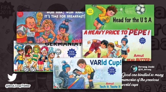 Amul topicals, Amul viral topicals, Amul topical FIFA, Amul 2022 fifa world cup, qatar fifa world cup 2022, throwback amul video fifa football, indian express