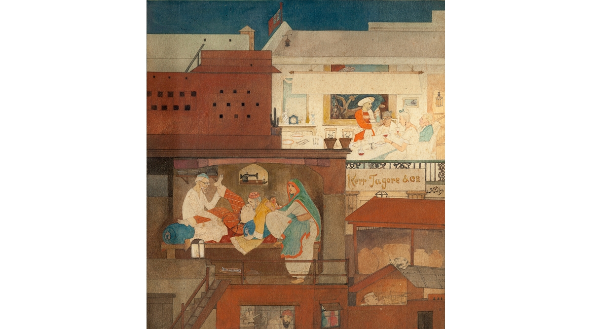 Baroda-based artist Indrapramit Roy on what makes Abanindranath Tagore’s 1930 watercolor Hunchback of the Fishbone essential