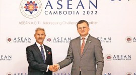 S Jaishankar, india Ukraine relations, india Ukraine ties, india Ukraine grain deal, ASEAN India Summit, Sergey Lavrov, Ukraine Foreign Minister Dmytro Kuleba, Indian Express, India news, current affairs