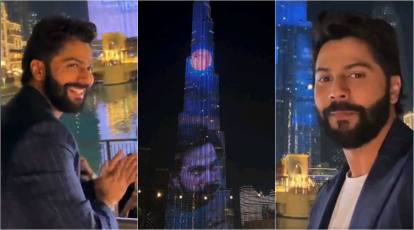 Varun Dhawan Fucking With A Girl - Varun Dhawan, Kriti Sanon share videos of Bhediya trailer screening at Burj  Khalifa: 'Got so excited, dropped my phone' | Entertainment News,The Indian  Express