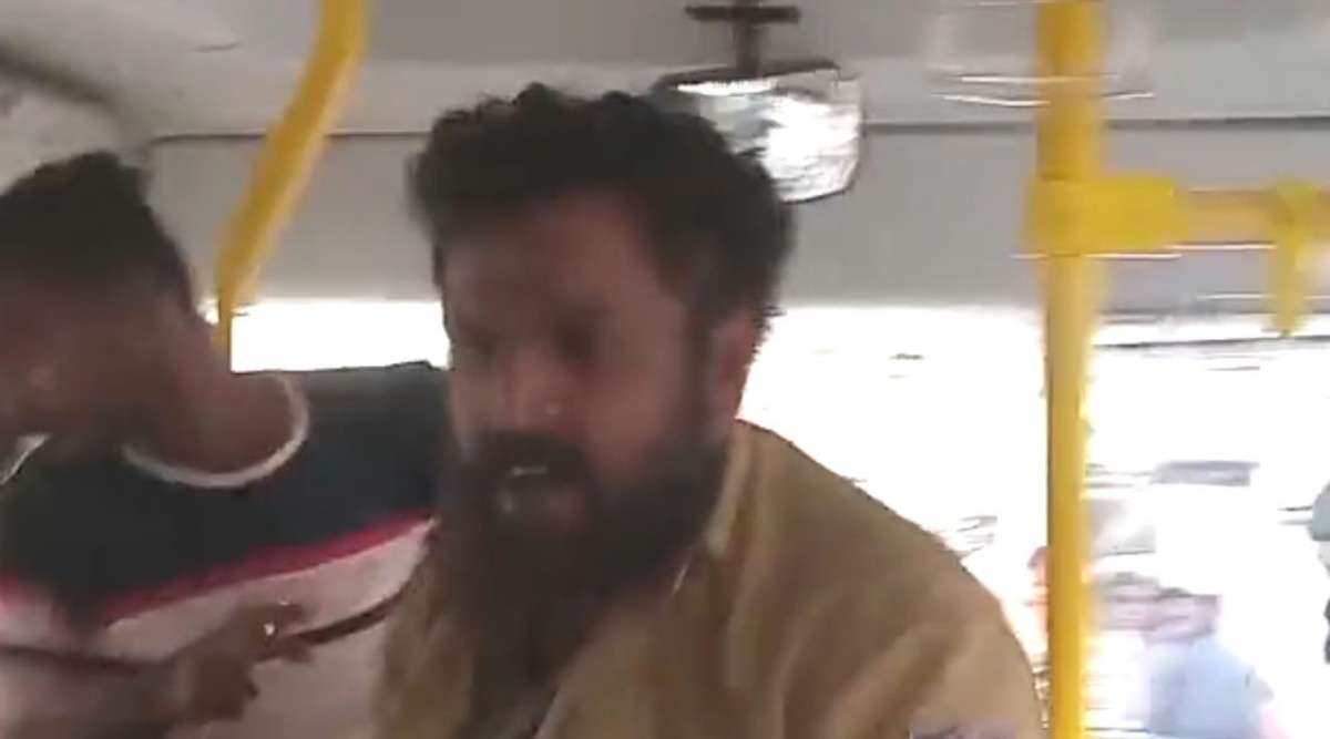 BMTC bus driver suspended for thrashing biker in Bengaluru | Bangalore ...