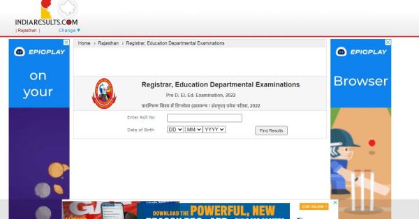 bstc resultadvance result Rajasthan in advance result 2022