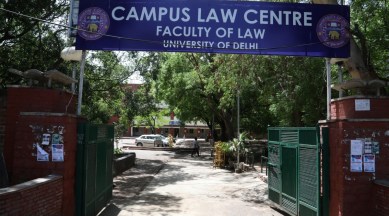ABVP, ABVP protest, ABVP protest against DU Faculty of Law, DU faculty of Law irregularities in semester result, ABVP protest over irregularities in semester results,