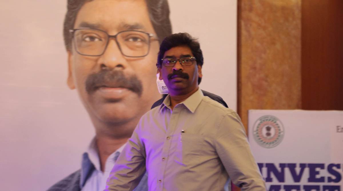 Jharkhand Chief Minister Hemant Soren (Express photo by Prem Nath Pandey)