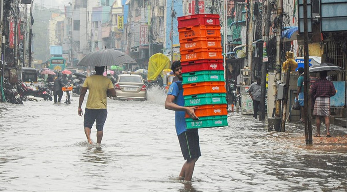 Chennai Hit By Incessant Rains, Several Areas Waterlogged | India News ...