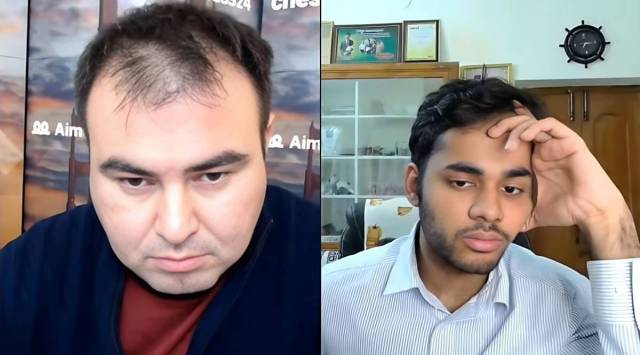 Arjun Erigaisi beat Shakhriyar Mamedyarov. (Source: Screengrab/ChessbaseIndia )