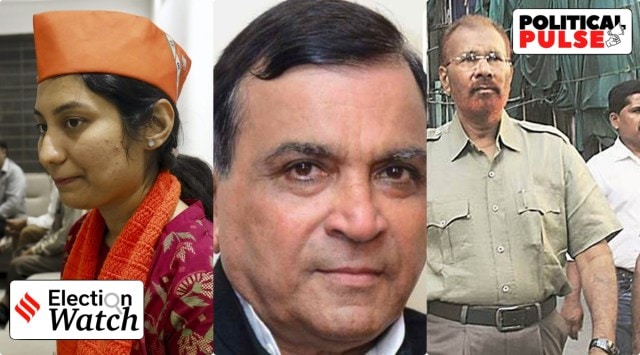 Payal Kukrani (left), CK Raulji (Centre) and DG Vanzara (Right) (File/PTI)