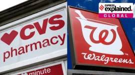 cvs and walgreens signboards