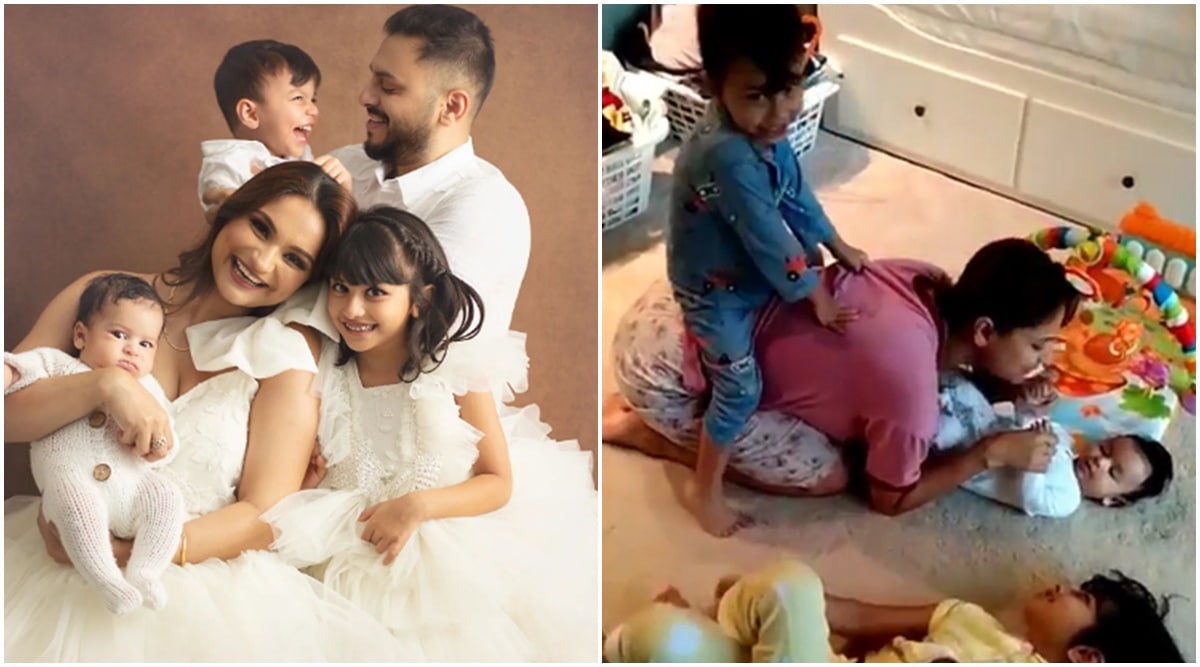 Dimpy Ganguly Roy shares a ‘more realistic glimpse’ of what it is like to be ‘a mom of 3’