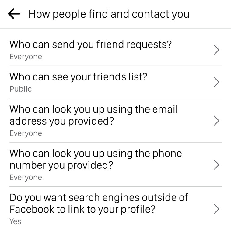 bloquear solicitudes de amistad en facebook