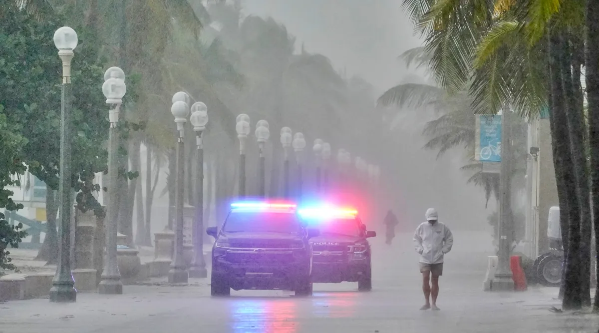 Nicole churning across Florida as a tropical storm