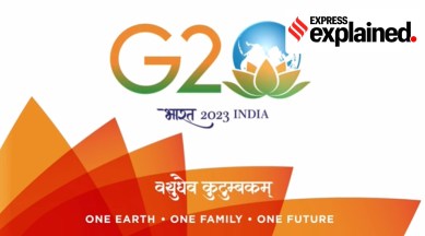 G20 logo, PM modi launches G20 logo, new G20 logo, what is g20, express explained, indian express, India g20 presidency
