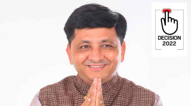 Aggrieved by denial of party ticket to Zala, his supporters came to Shree Kamalam and later dispersed after party general secretary Pradipsinh Vaghela talked to them. (@DhavalsinhZala_/Twitter screen grab)