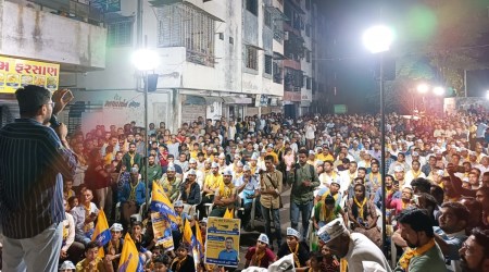 Gopal Italia addressing a public gathering (Twitter/@Gopal_Italia)