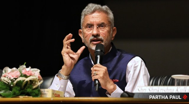 "I would rather have a prime minister who does things than to have a prime minister who pontificates but does not actually do it out there," said S Jaishankar. (Express file photo by Partha Paul)