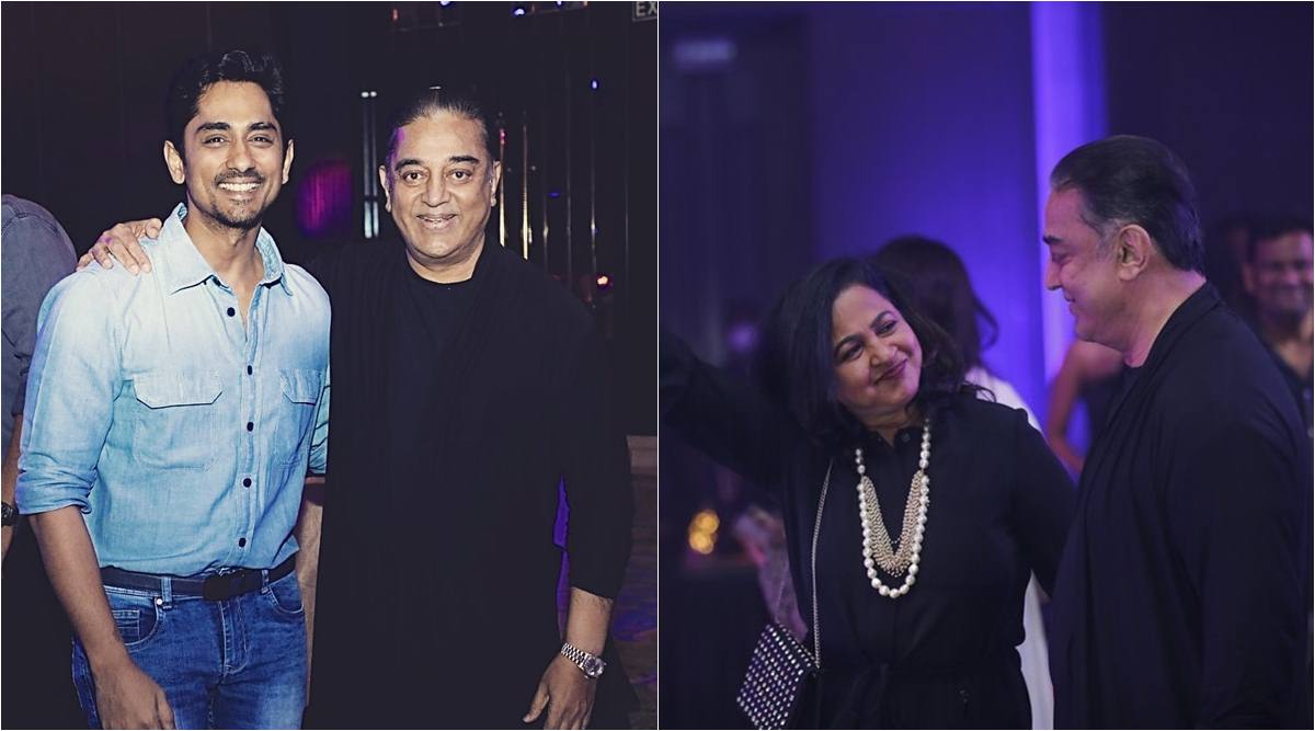 Kamal Haasan dances with daughter Akshara at birthday bash ...