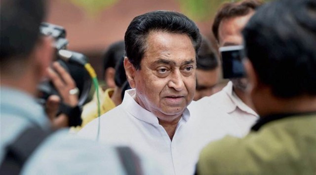 In the video, Kamal Nath, who calls himself “Hanuman-bhakt” (a devotee of Hanuman), is seen with the cake. (File)