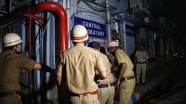 fire at SSKM hospital, SSKM hospital fire, SSKM hospital Emergency department fire, kolkata fire, West Bengal, Kolkata, Indian Express, current affairs