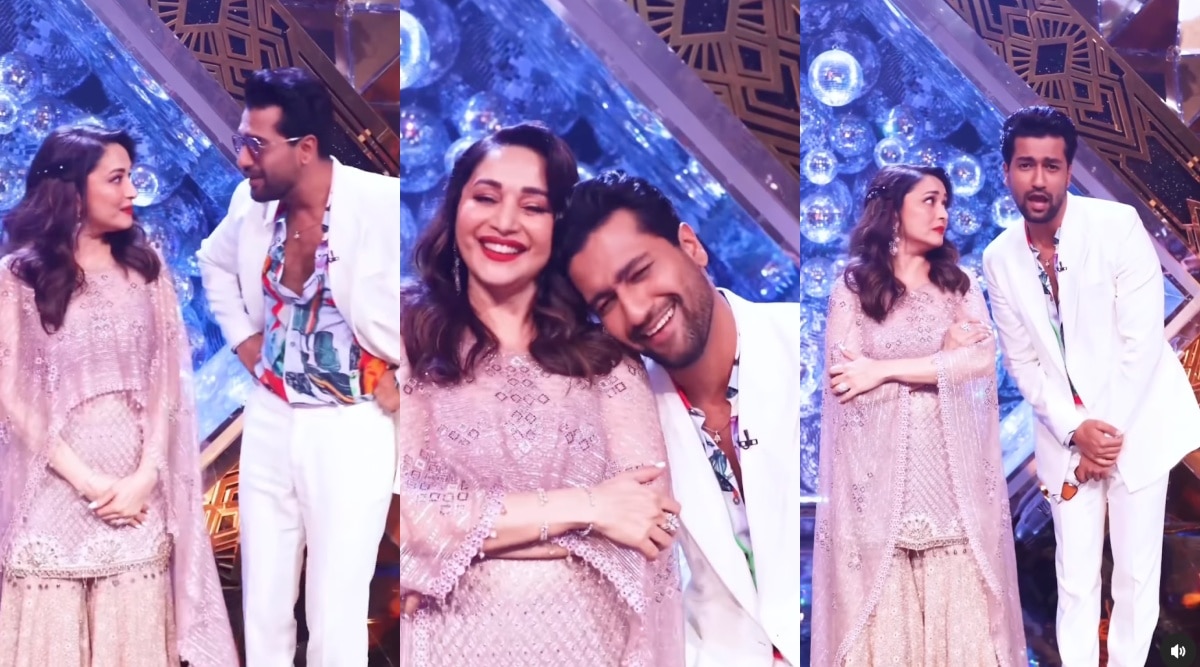 Vicky Kaushal dances with Madhuri Dixit on ‘Mere Saamne Vaali Khidki ...