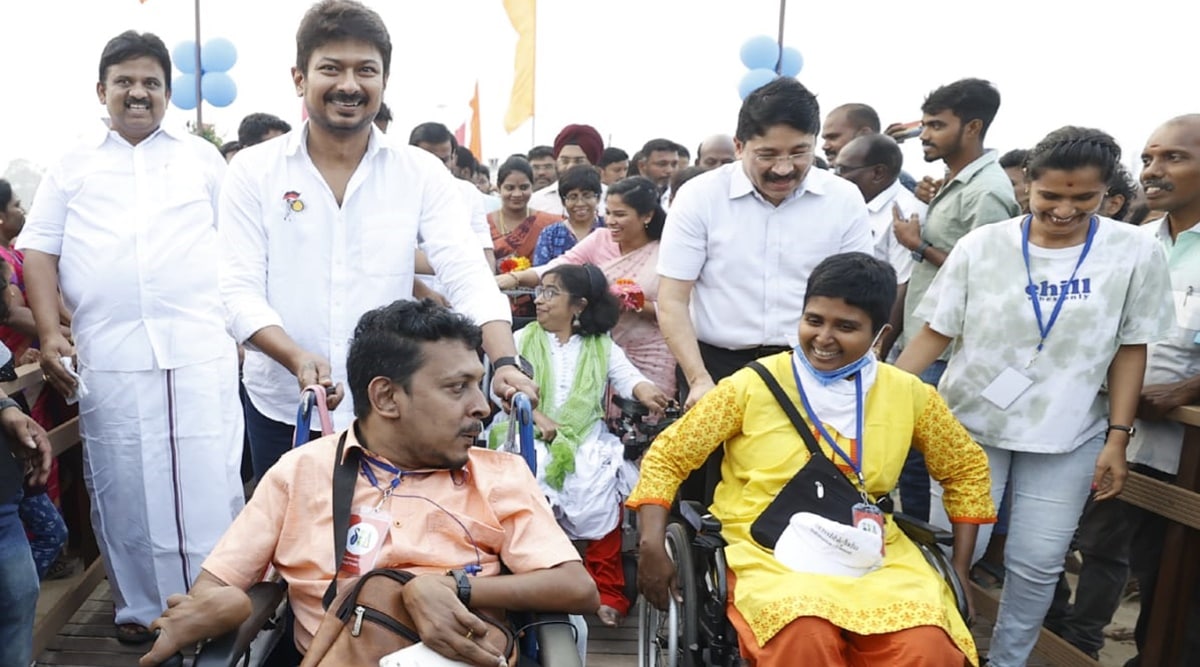 Permanent ramp to access Marina beach inaugurated